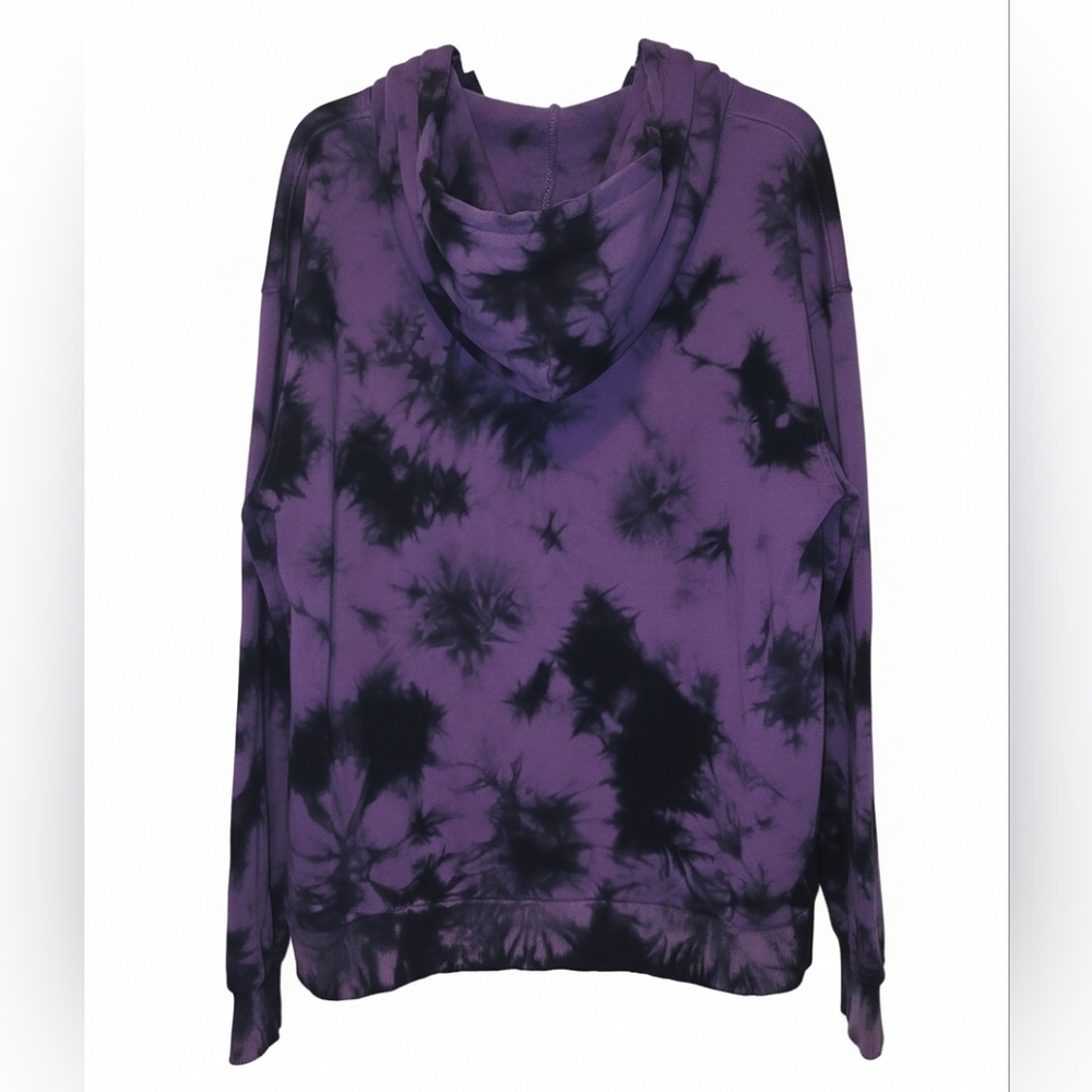 Purple and Black Tie-Dye Twitch Hoodie - Picture 3 of 3